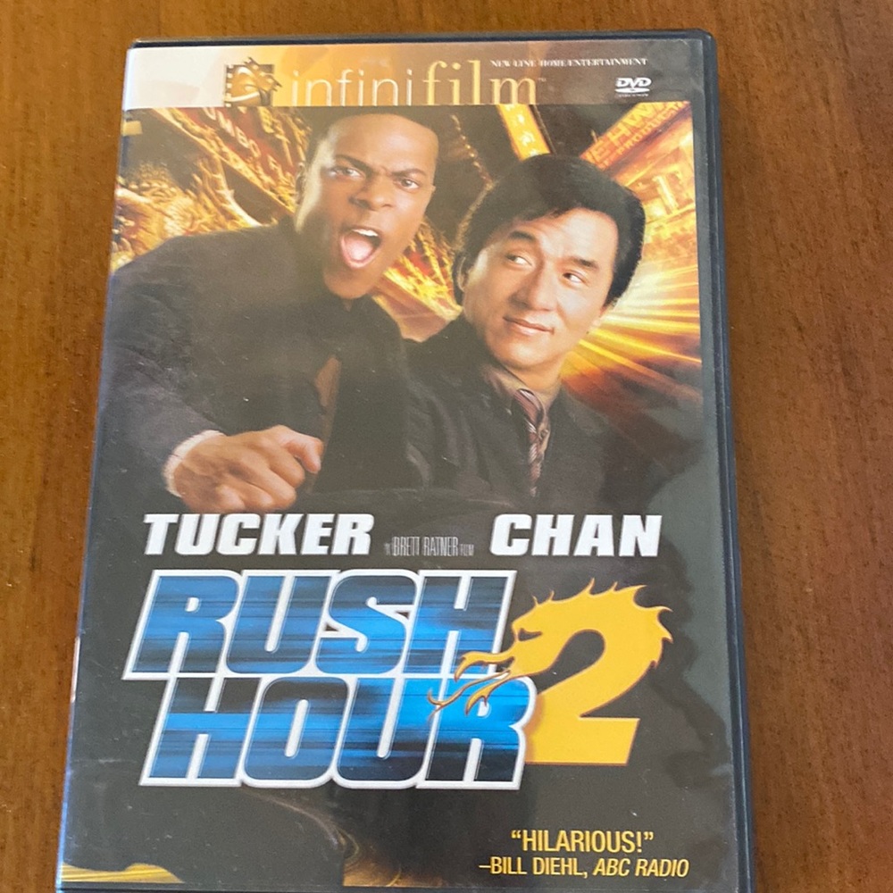 Gently used,🚖 Rush Hour 2 : Jackie Chan & Chris Tucker 🚖📀